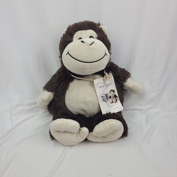 Warmies Monkey Lavender Scented Soothes Warms Comforts Mircowaveable Weighted - Picture 1 of 10